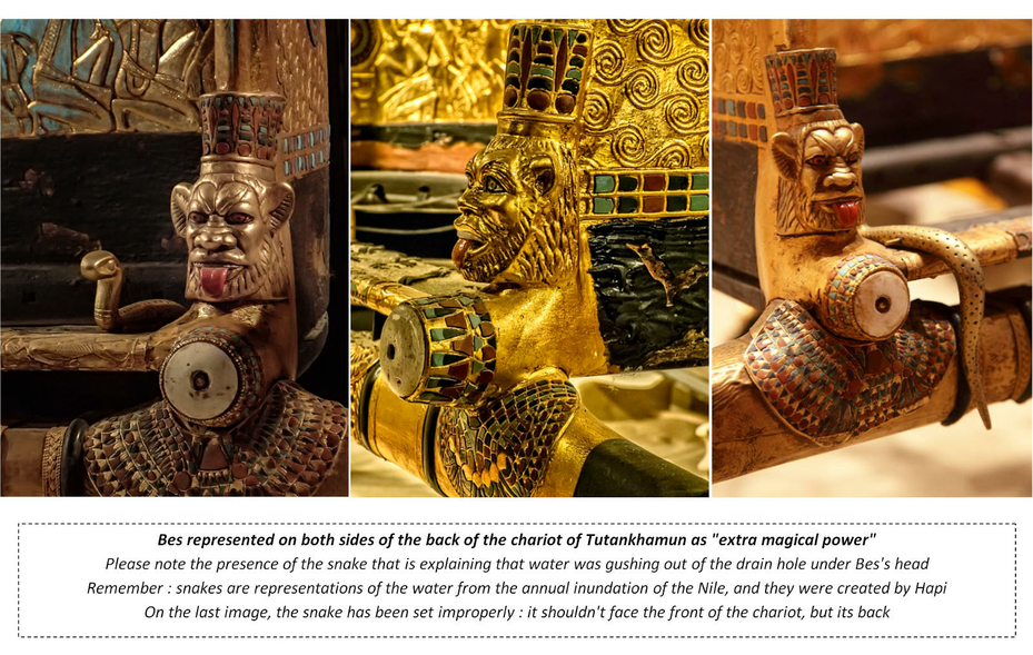 Tutankhamun King Tut State Racing Chariots Ferrari Protective God Bes Ancient Egypt